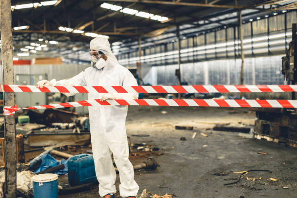 Professional Biohazard technician working in Colora, MD